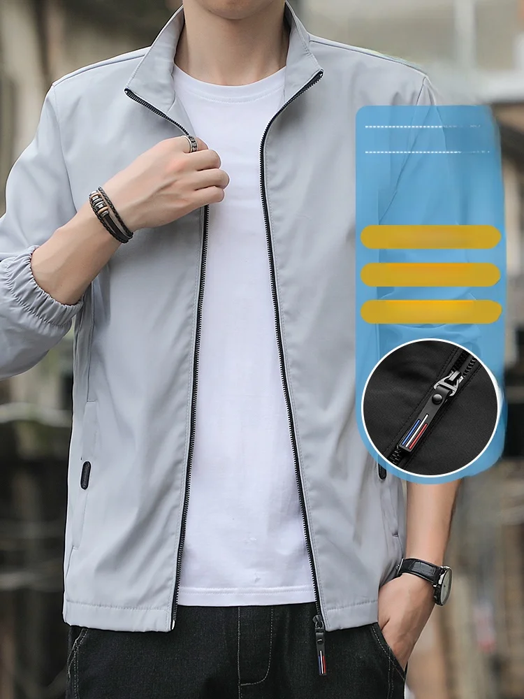 Верхняя одежда мужская весна-осень 2023 Новое поступление модный кардиган с