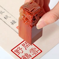 customized natural stone chinese seal lovely carving stamps chinese name stamp sellos teacher painter calligraphy painting seal
