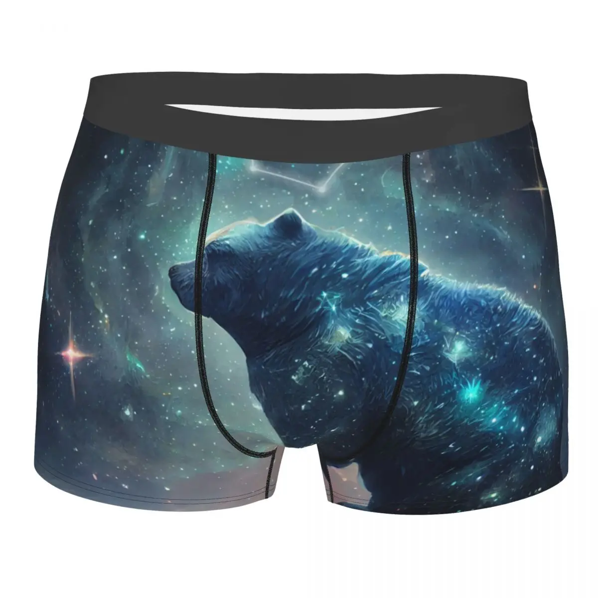 

Boxershorts Men Comforable Panties Set Constellation With Bear Underwear Man Boxer