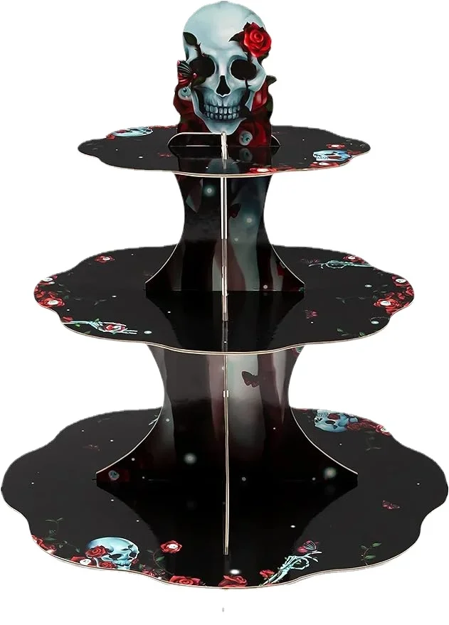 

3-х уровневая готическая подставка для торта НоEnName_Null