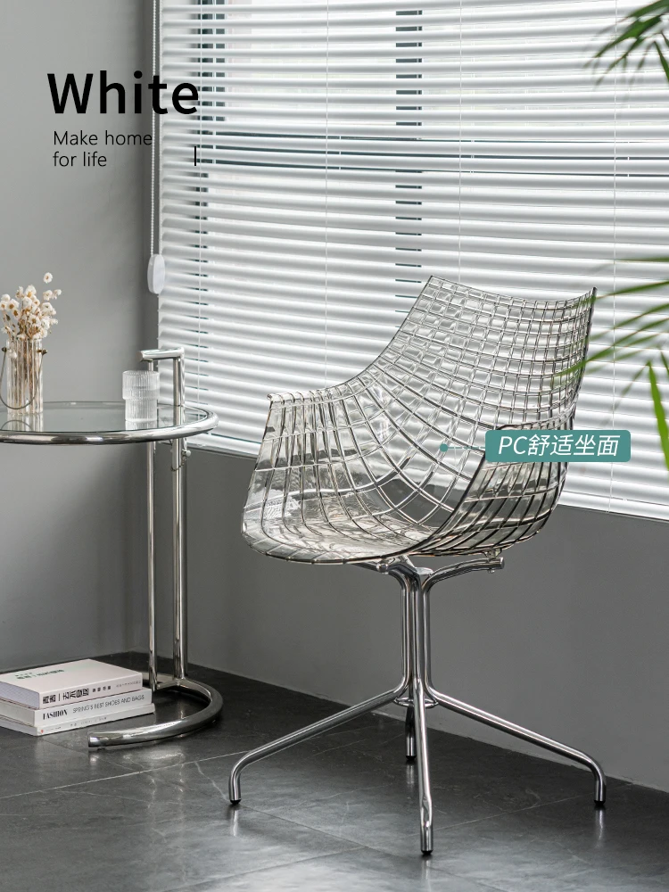 Прозрачный обеденный стул GY в скандинавском стиле дизайнерский для дома учебы