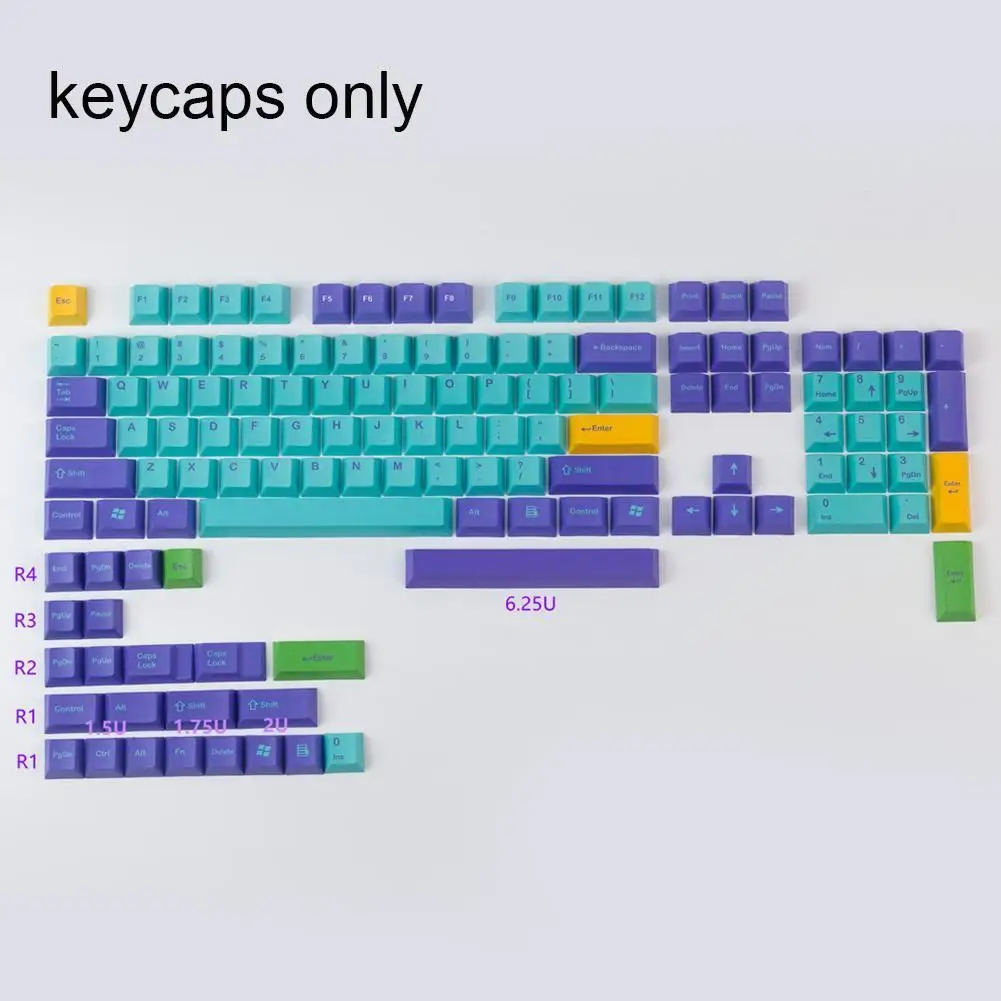 

129 Keys Keycaps For GMK Skeleton King Theme GMK Profile For Mx Mechanical Keyboard Switch Gh60 Gk61 Gk64