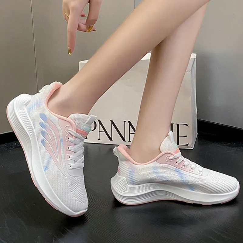 2023 Running Shoes for Woman Spring Sneakers New Mesh Breathable Women Tennis Sports Casual Shoes For Female Sapato Feminino