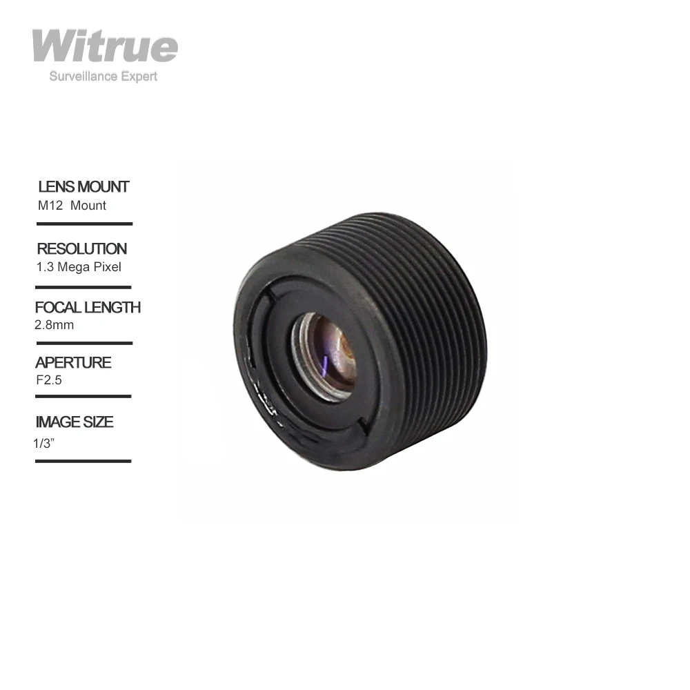 Фото Камера видеонаблюдения Witrue Mini Pinhole, 2,8 мм, 1,3 МП, 1/3 дюйма, F2.5 M12 №3
