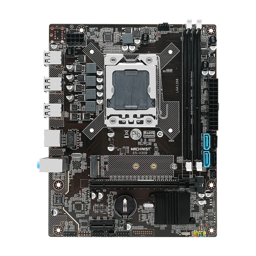 MACHINIST X79 комплект материнской платы с Xeon E5 2420 V2 DDR3 ECC RAM 8GB(2x4G) LGA 1356 NVME M.2 USB 3 0 Set V309 |