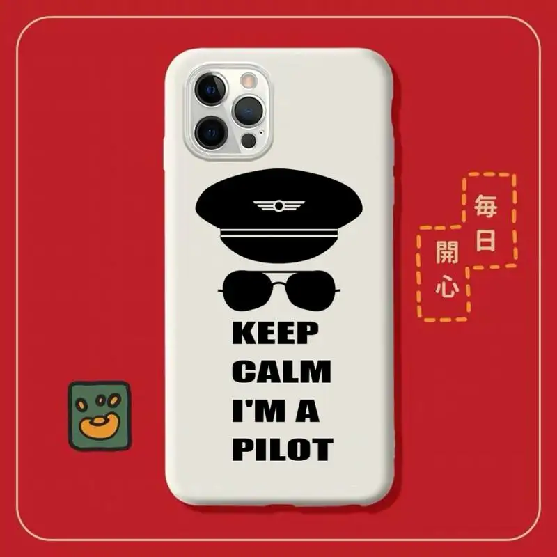

Aircraft Airplane Fly Travel In The Sky Phone Case for iPhone 11 12 13 Mini Pro Xs Max 8 7 6 6S Plus X XR Solid Candy Color Case