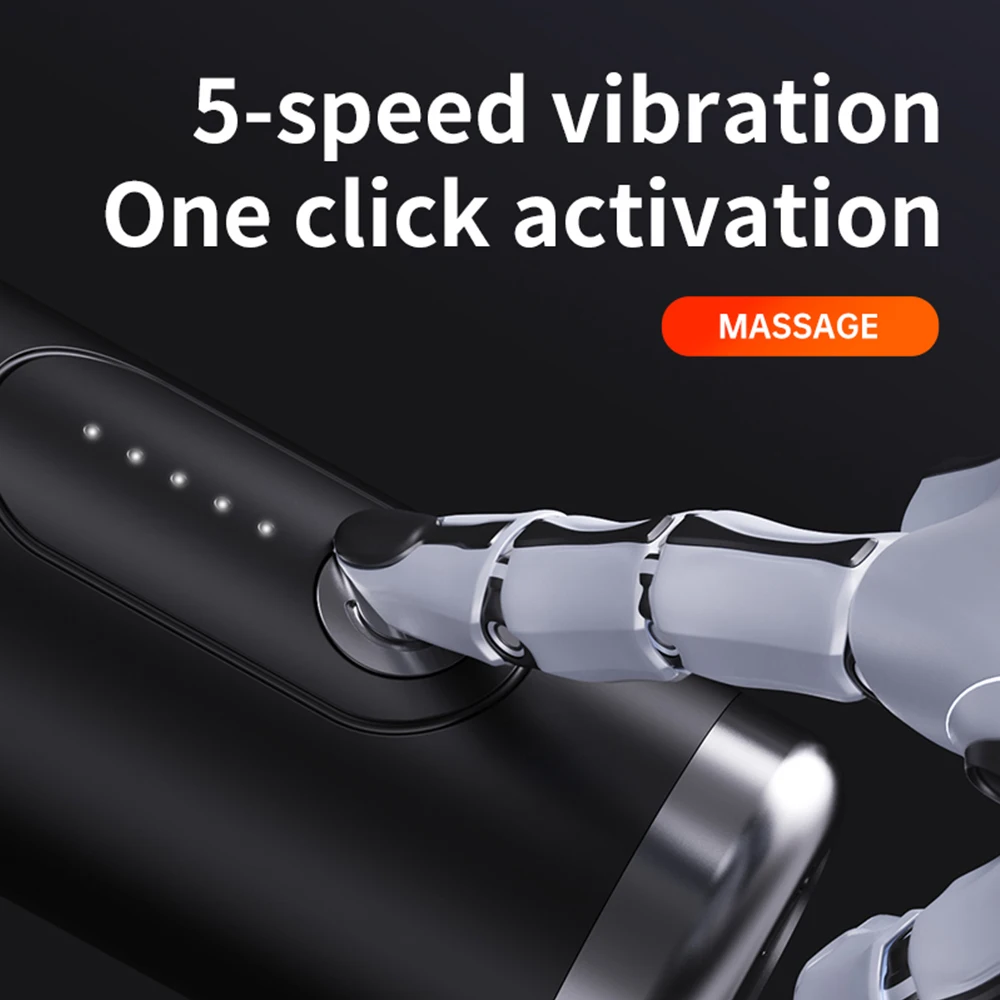 Пистолет для фасциального массажа электрический многофункциональный пистолет