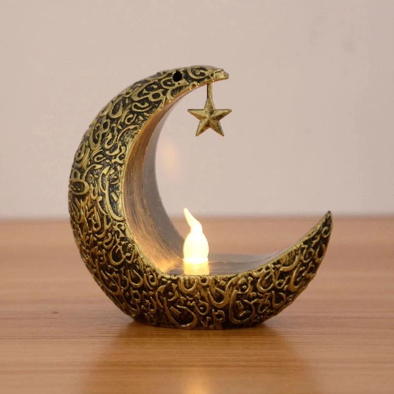 

LED Подсвечник звезда луна пластик