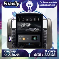 fnavily android 10 car radio for toyota land cruiser prado 150 video navigation dvd player car stereos audio gps dsp 2009 2003
