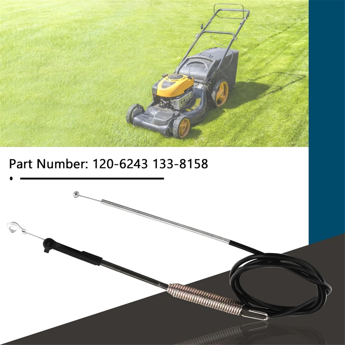 133-8158 Тормозной трос для газонокосилки Toro 30 дюймов Timemaster подходит модели 20199 20200