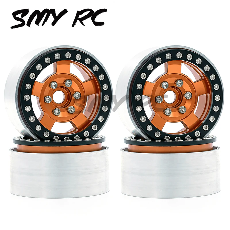 4 шт. 1/10 RC гусеничный алюминиевый сплав 1 9-дюймовый обод ступицы колеса с бисером