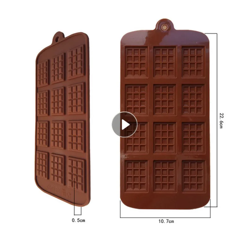

Форма для шоколада, форма для вафлей, антипригарная силиконовая форма для выпечки, поднос для вафель, аксессуары для выпечки, модель инструм...