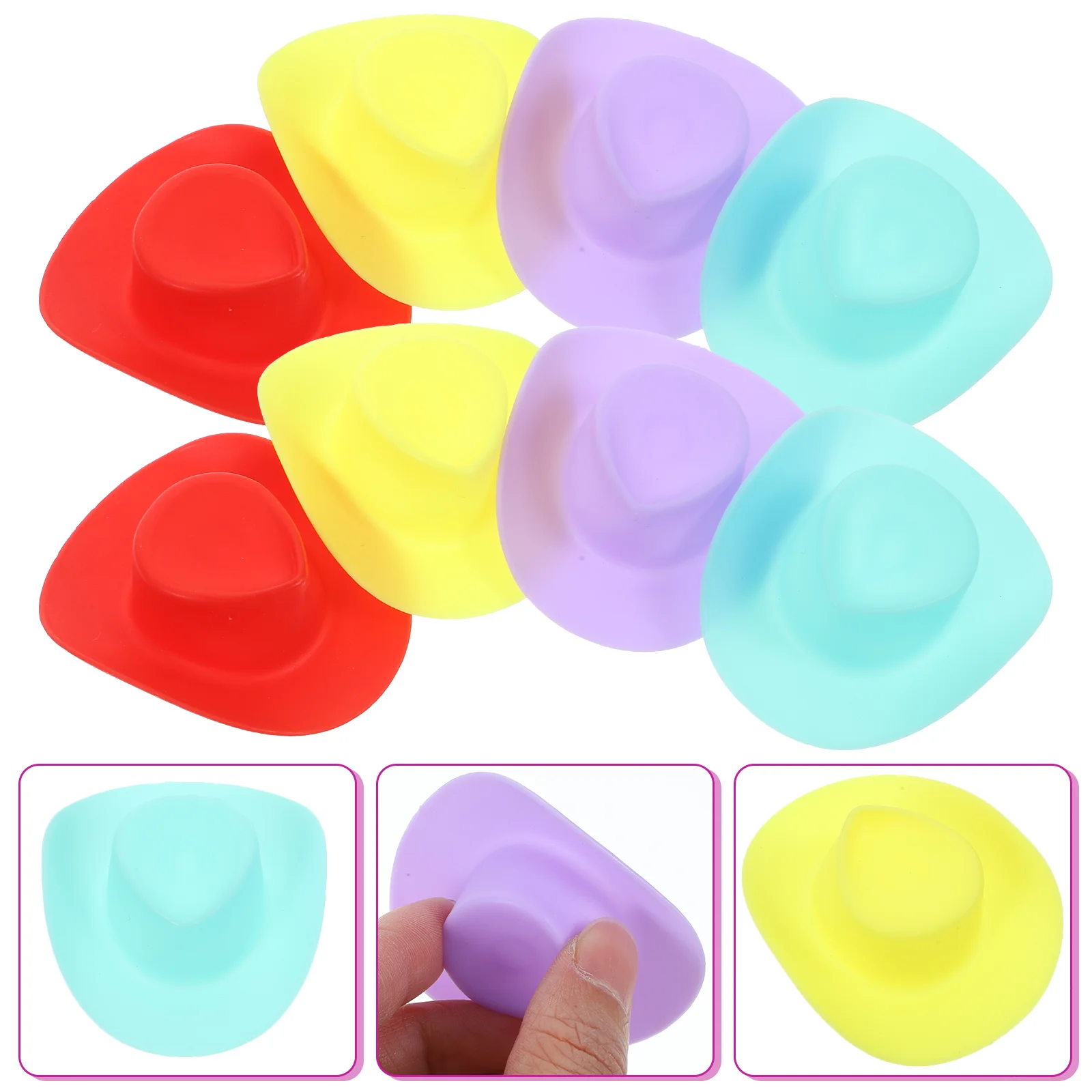 

40 Pcs Mini Hat Tiny Hats Caps Decorative Small Cumpleaños Para Dolls Miniature