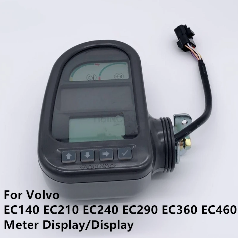 

For Volvo EC140 EC210 EC240 EC290 EC360 EC460 Meter Display Display High Quality Accessories Free Shipping