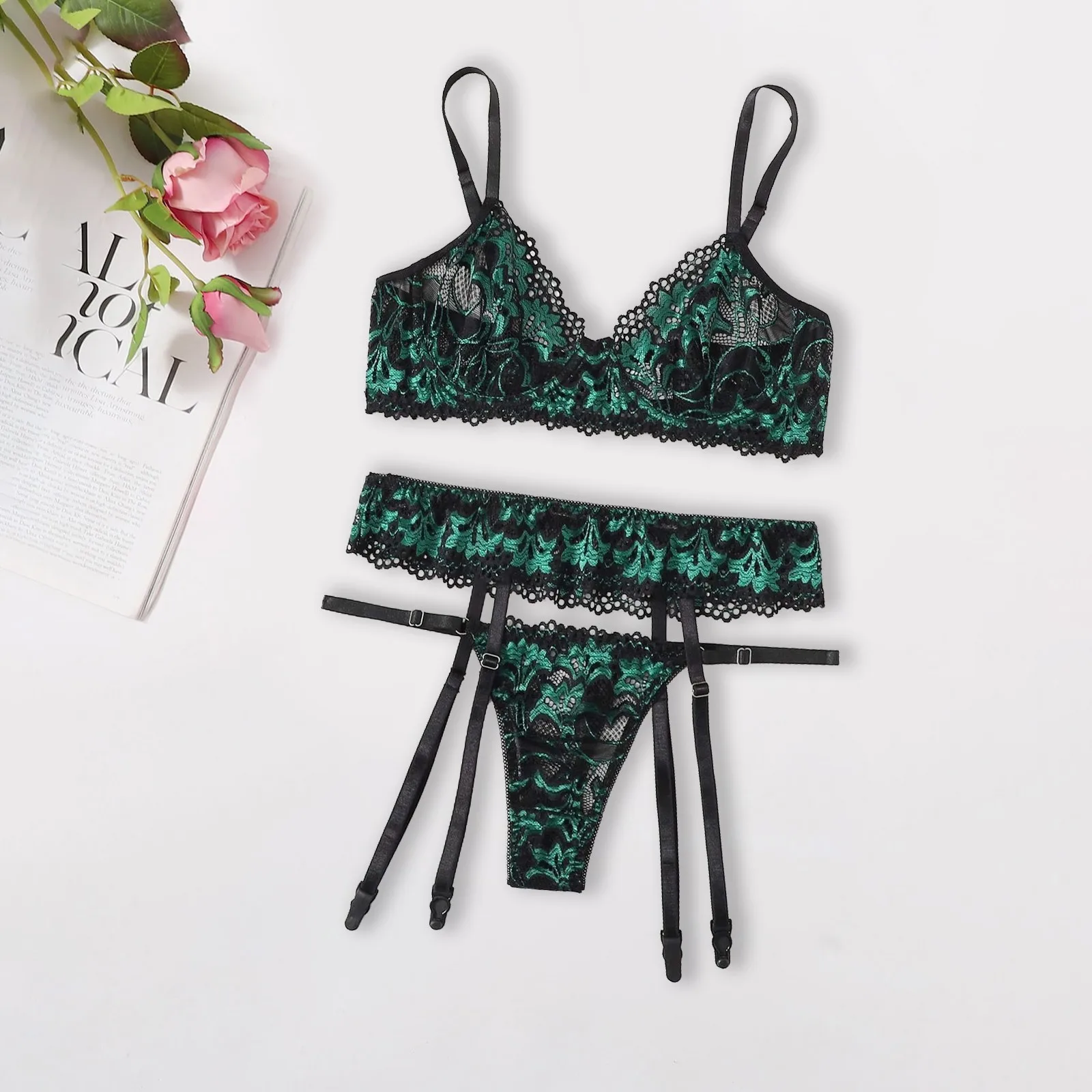 

3 шт., прозрачные сетчатые кружевные ресницы