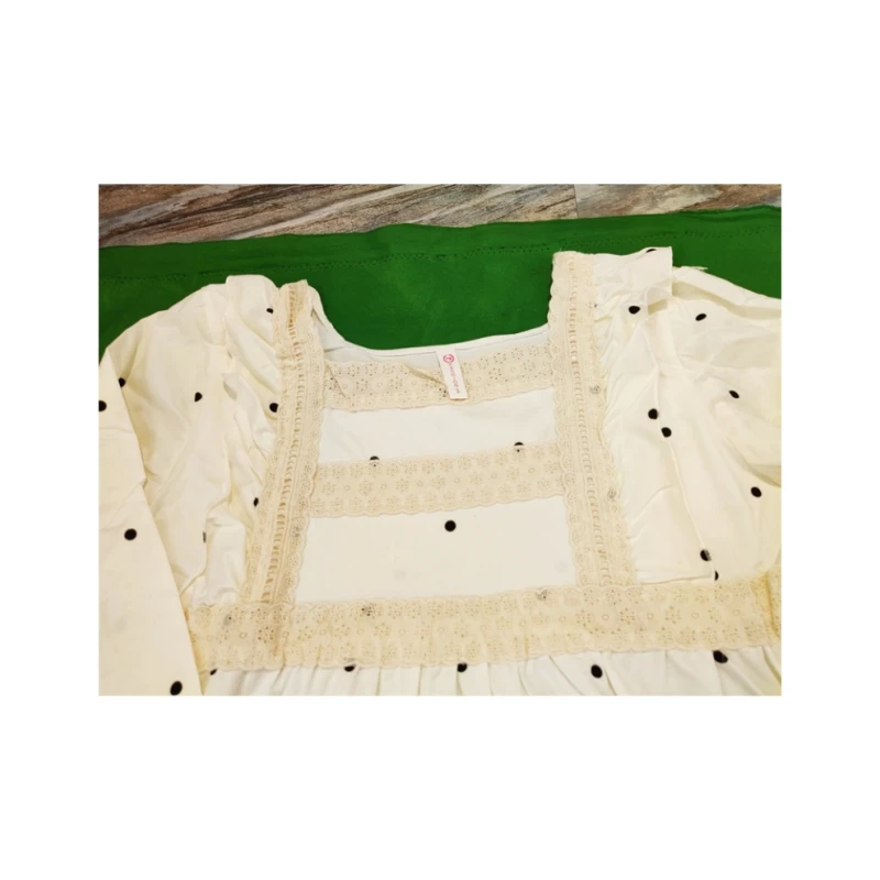 Vintage Women's Homewear Pajamas Set Sweet Lace Print Full-Sleeve Big Size Pyjamas Top Clothes Japanese Princess Style