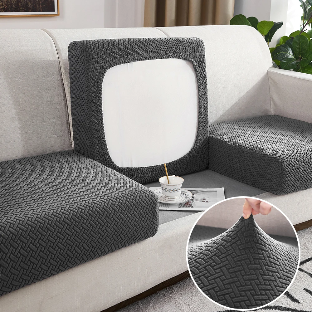 

New Jacquard Sofa Cushion Covers Elastic Sofa Seat Cover for Living Room Couch Plaid Sofas Cover Sofa Slipcovers Home Hotel