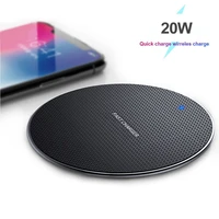 20w wireless charger for iphone 8 11 x xr xs fast wirless charging dock for samsung xiaomi huawei oppo phone qi charger wireles