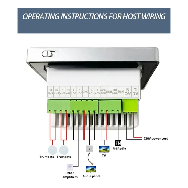 86. Мини-домашняя фоновая музыкальная система Bluetooth (86 совместимая с настенным