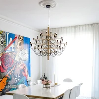 Led Ceiling Chandelier Sarfaitti Lights Modern Nordic Luxury for Living Room Hotel Bedroom Decor Kitchen Lustres Hanging Lamp
