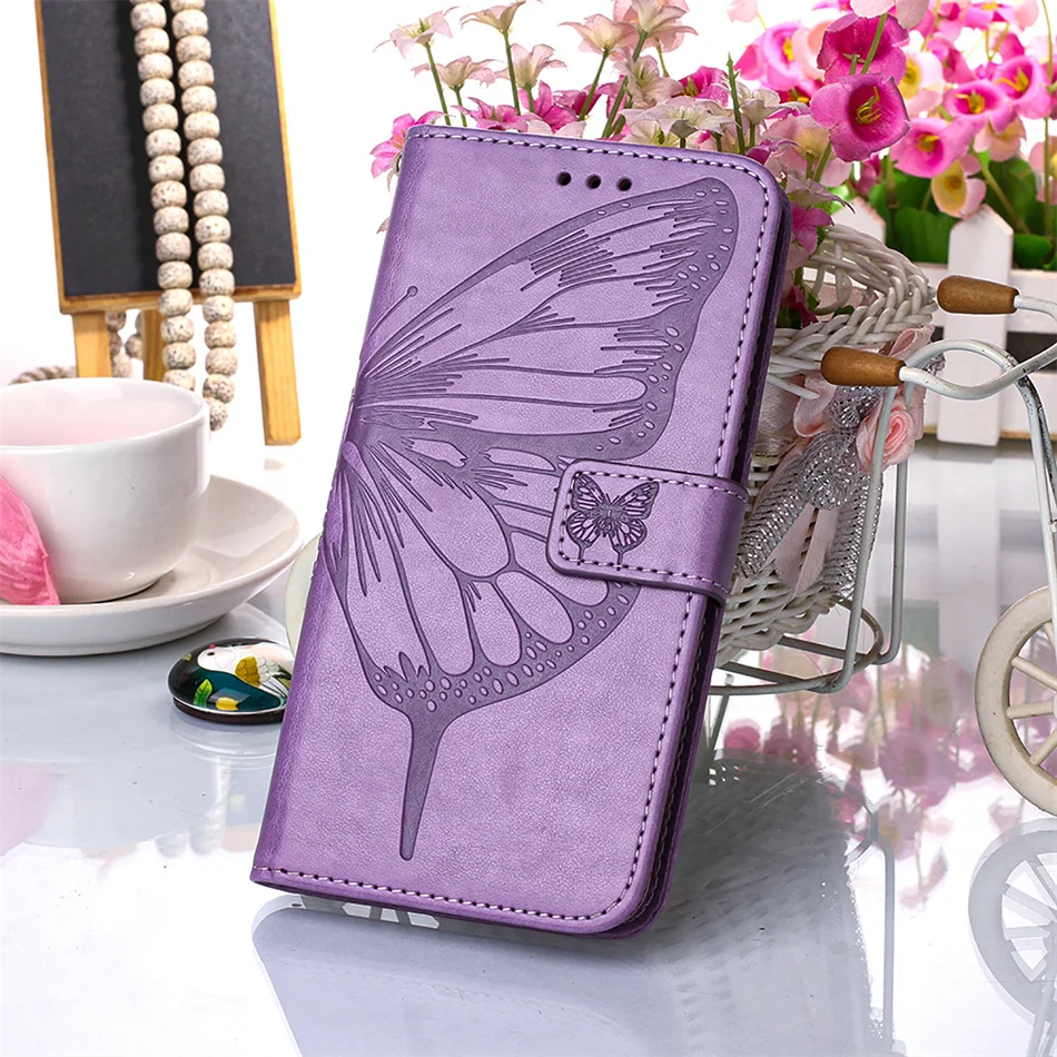 

Cute Butterfly Wallet Cover For Samsung Galaxy A11 A12 A13 A21 A21S A22 A31 A32 A50 A51 A52 5G A01 A02 A02S A03S Flip Case DP03E