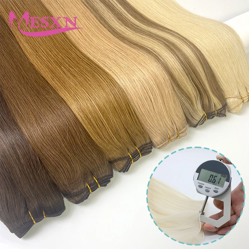 Человеческие волосы для наращивания искусственные коричневый светлый цвет 100 г