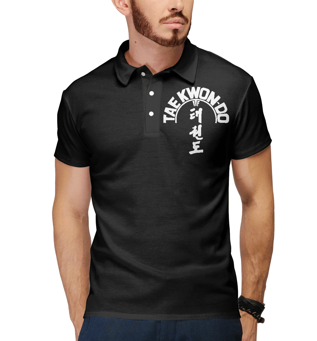 Футболка Поло Тхэквондо Единоборства