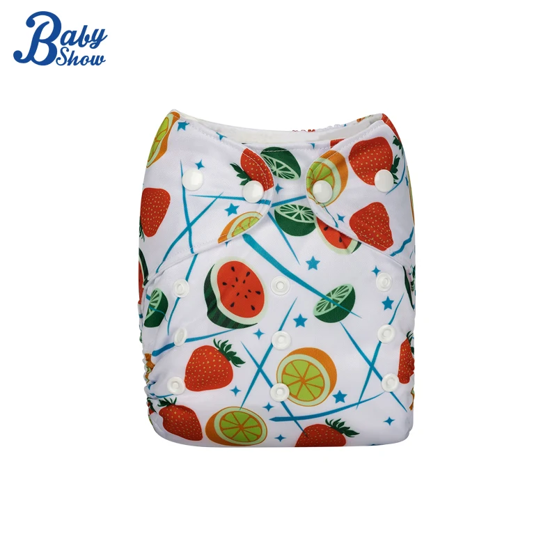 

Baby show Cloth Diapers Eco-friendly No Fluorescence Baby Diapers Reusable Comfortable Adjustable Nappy Fit 3-15 Kg 0-2 Year