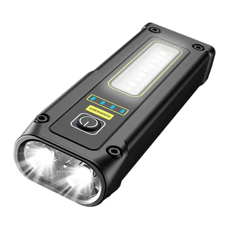 

Portable Flashlight Water Resistant Bright Flashlight SOS Distress Signal Alarm Mode Flash Light USB Rechargeable Flashlight For