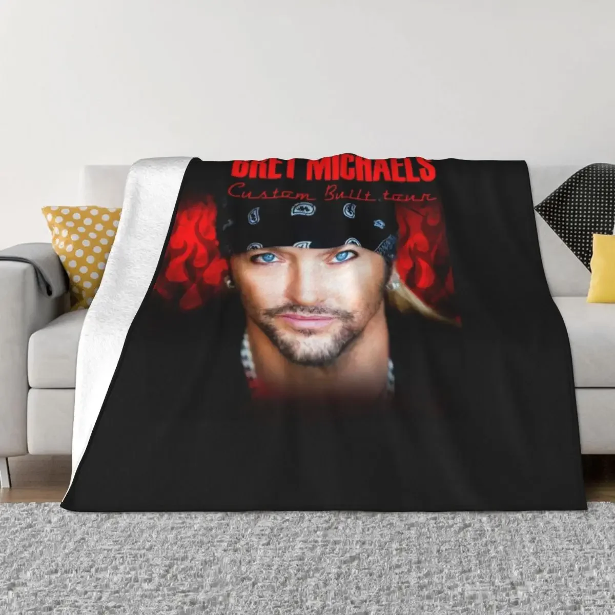 Bret Michaels Face Tour 2019 Dedekyo 5 одеял теплые зимние одеяла для детей полярные