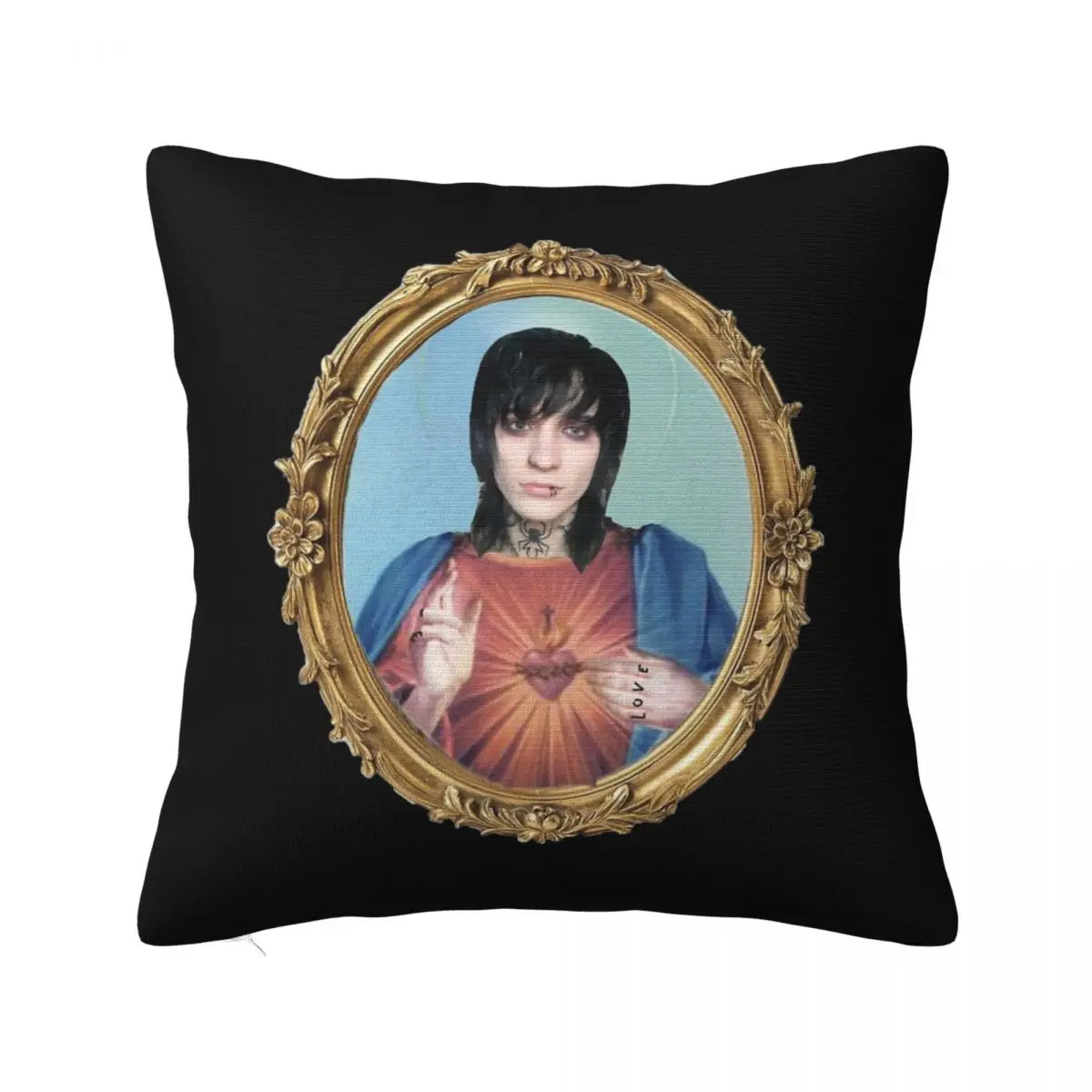 Наволочки для подушек Johnnie Guilbert с изображением Иисуса тинаса Полиэстеровая