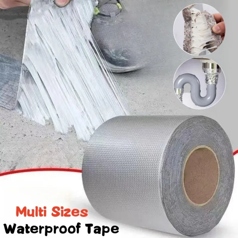 Super Waterproof Tape Self-adhesive Butyl Sealing Tape Roof Repair Sealed Adhesive Sealant Duct Fix Tape Garden Hose Stop Leaks