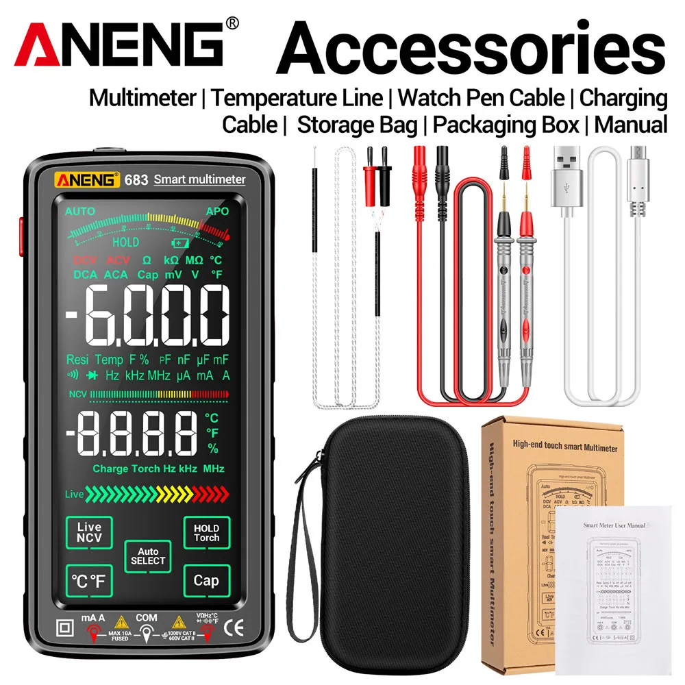 

Цифровой мультиметр красный