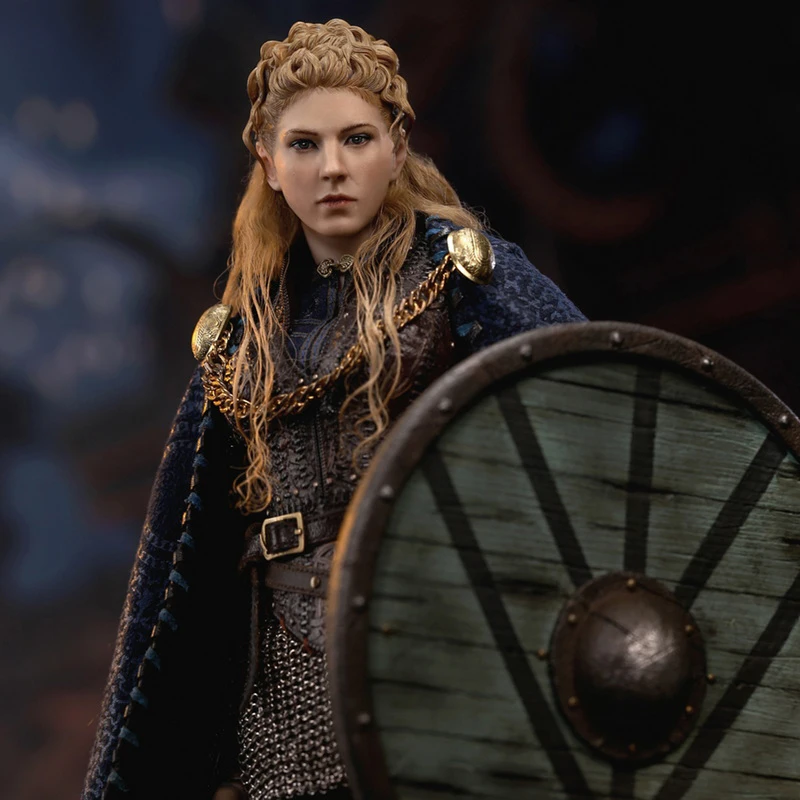 

Poptoys 1/6 Ex051 Viking Female Warrior Movable Doll Combat Suit Version Full Set 12" Action Figure Body Toys Limited Edition G