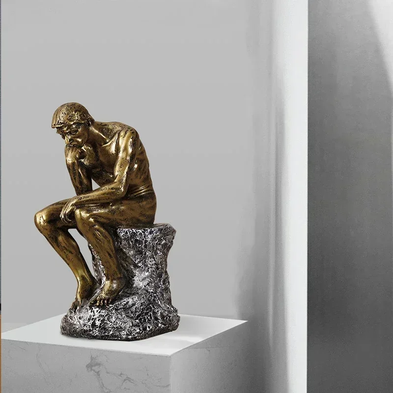 Скандинавская статуя героев мультфильма абстрактное искусство ретро украшение