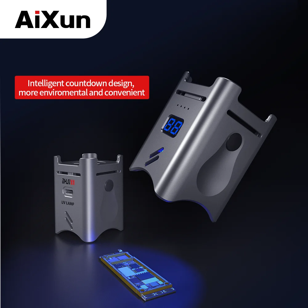 

AiXun Hurricane UV Lamp 2-in-1 Design LED Lamp Ultraviolet Fluorescence Detection Mobile Repair Curing Tools