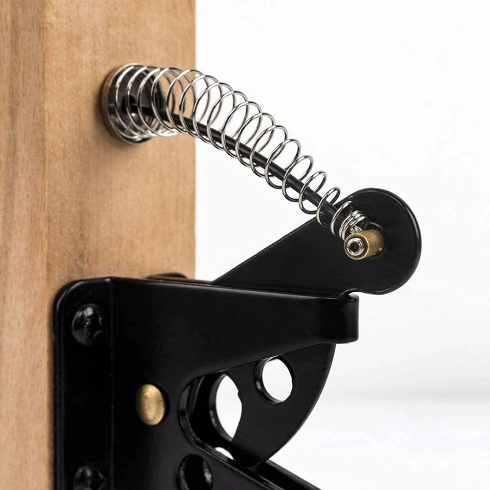 

1 Set Gravity Latch Fence Lock Automatic Gate Latch Carbon Steel DIY Home Dector For Swinging Wood Or Metal Door