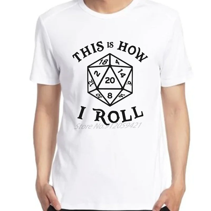 Футболки с графическим принтом сделай сам 20 боковых кубиков подземелья Джик