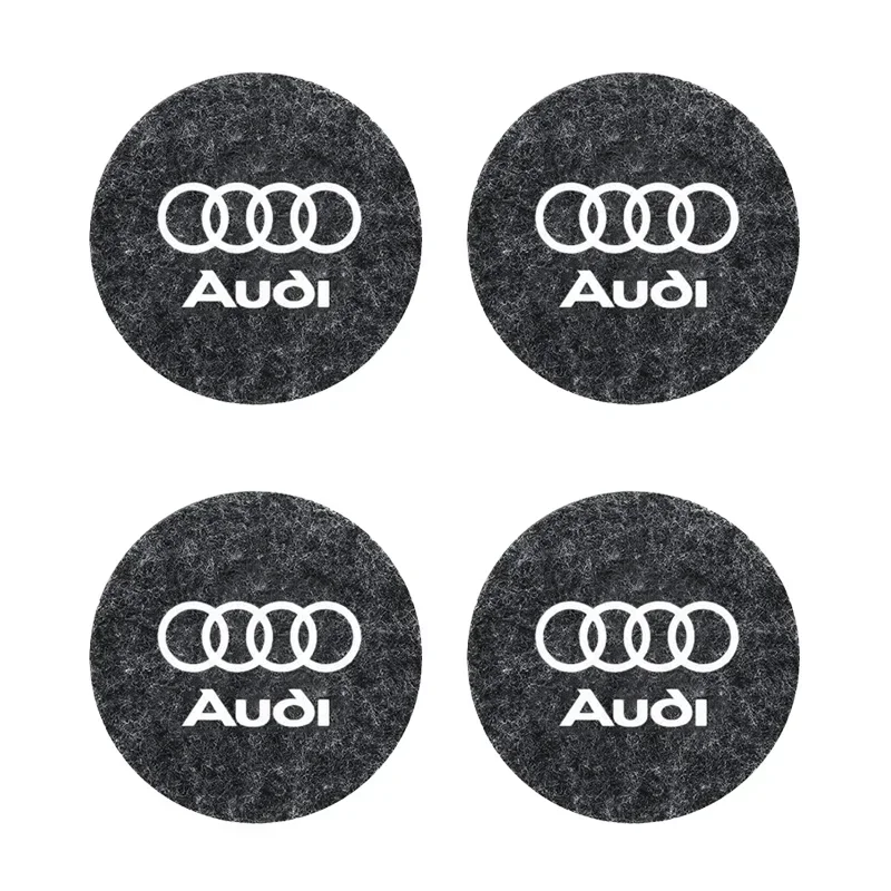 

Автомобильные внутренние противоскользящие коврики для чашек Автомобильная подставка для бутылок с водой Противоскользящий коврик для Audi A6 C5 C6 C7 C8 A4 B5 B6 B7 B8 B9