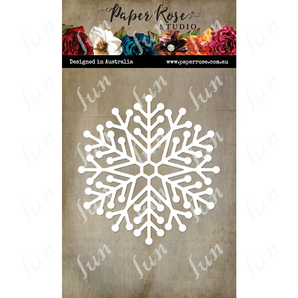 

Merry Christmas Snowflake Metal Cutting Dies Scrapbooking Paper Card Embossing Template Stencil Craft Mold Handmade