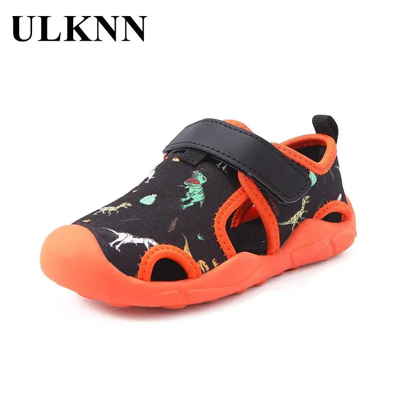 

Boy's Sport Sandals Round Toe Kids Beach Shoes Soft Non-slip Baby Toddler Sandasl Children's Summer Outdoor Girls Cartoon Shoe