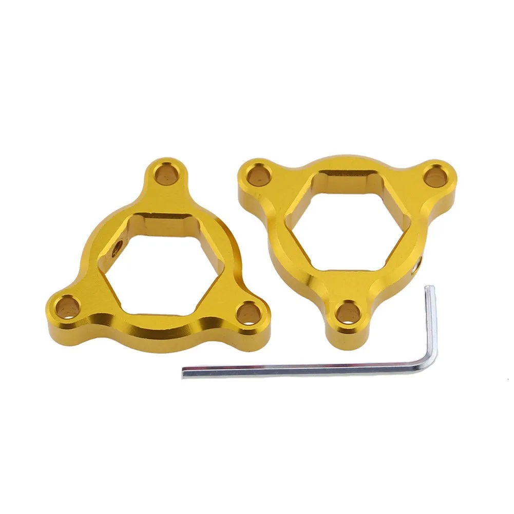 

1pair 19MM CNC Suspension Fork Preload Adjusters Black Gold For SUZUKI GSXR 1000 01-08 SV1000/S Parts Anodized Equippments