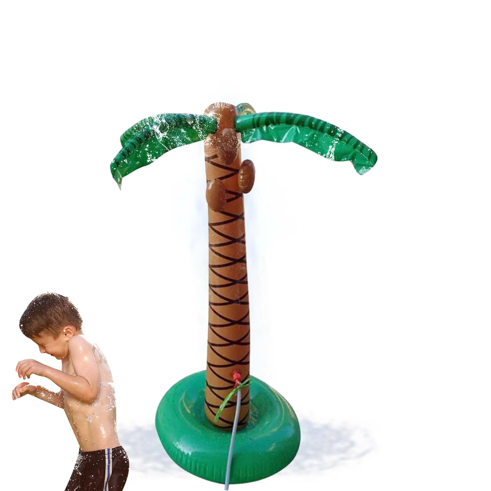 

Outdoor Kids Inflatable Sprinkler Water Sprinkler Toy For Yard Backyard Inflatable Palm Tree Water