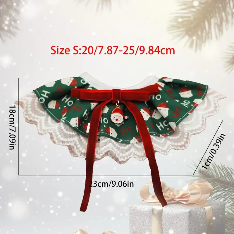 Рождественский нагрудник для домашних животных мягкие регулируемые банданы