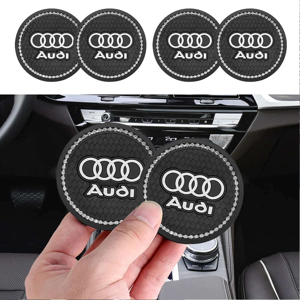 1/2 шт. автомобильный противоскользящий коврик для чашки с водой силиконовый