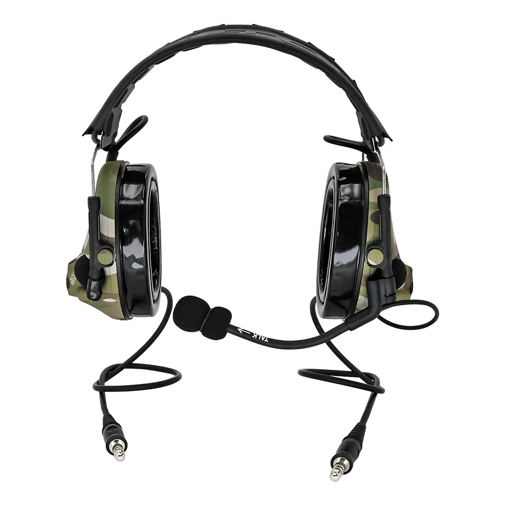 

TAC-SKY COMTAC III Dual Communication Noise Reduction Pickup Tactics Hunting Hearing Protection Walkie-Talkie Shooting Headset