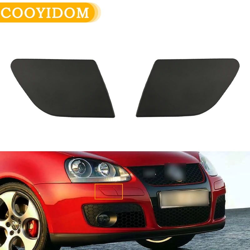 

For Volkswagen VW Golf V MK5 GTI 2003 2004 2005 2006 2007 2008 2009 Front Bumper Headlight DRL Washer Nozzle Cover Cap