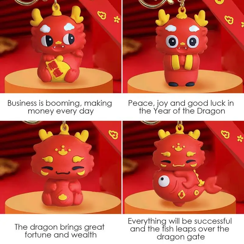 Брелок с драконом брелок в стиле фэн-шуй изображением зодиака новогодний подарок