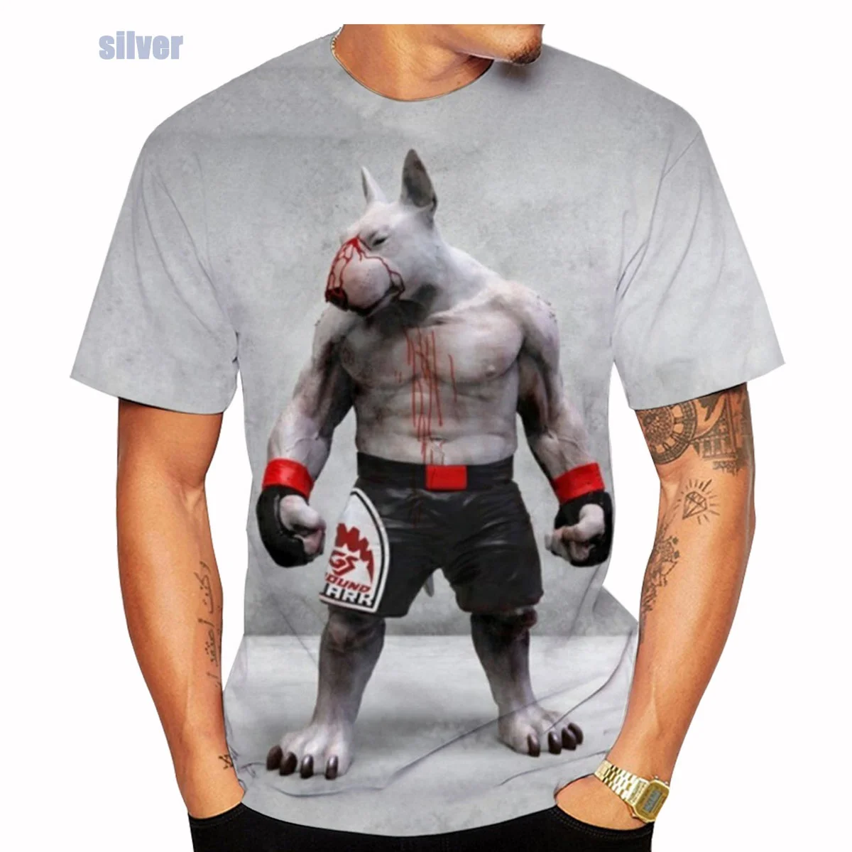 

2023 модная мужская и женская футболка с 3D принтом Бультерьера, Повседневная футболка с коротким рукавом для собаки бультерьера