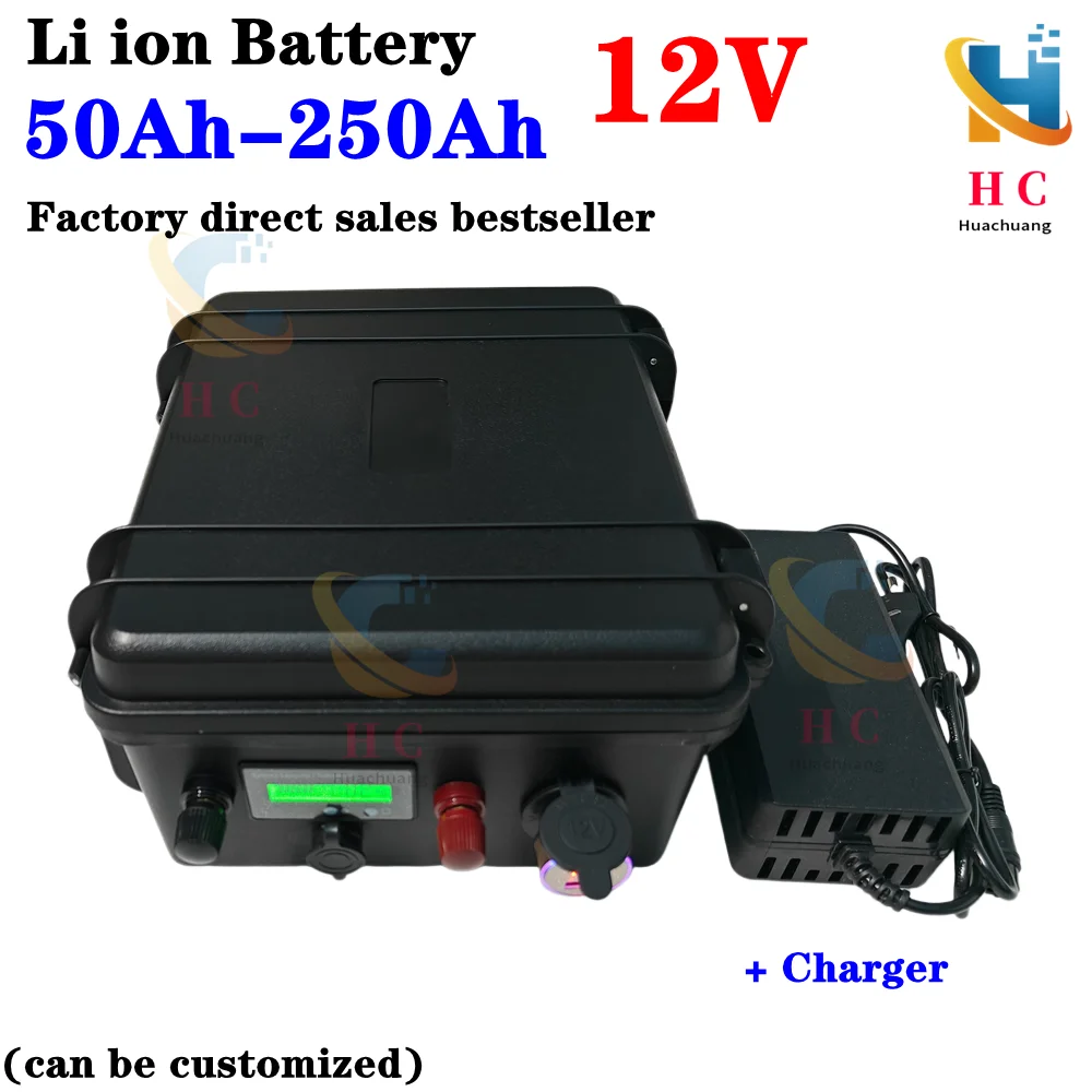 Литиевая батарея HC_водонепроницаемая 12 В 80 Ач 100 60 150 200 250